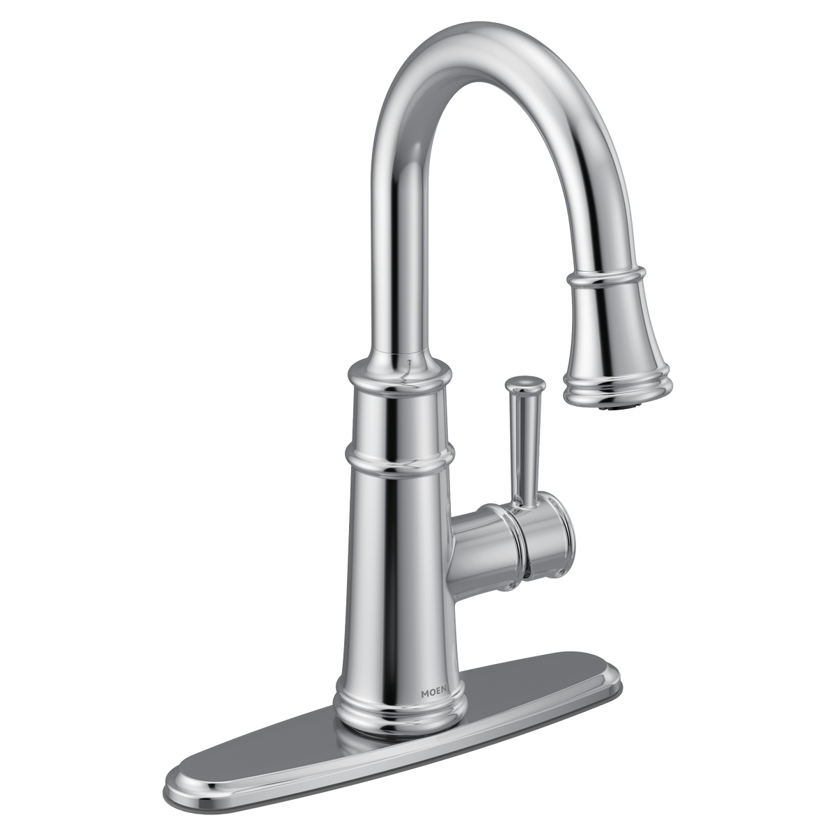 Moen Belfield Single-Handle High-Arc Pulldown Bar Faucet 6260 in Chrome (6260)