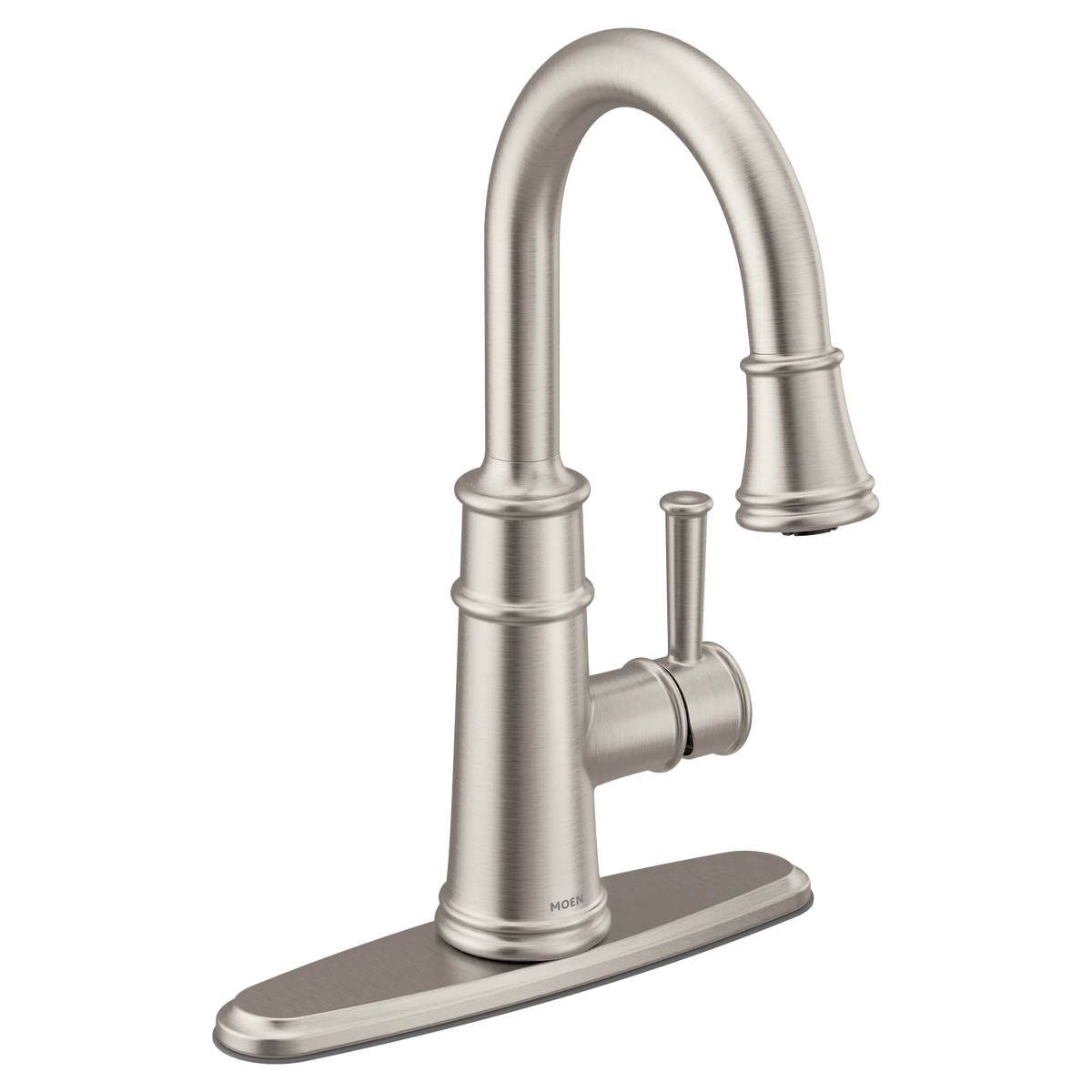 Moen Belfield Single-Handle High-Arc Pulldown Bar Faucet 6260 in Spot Resist Stainless (6260SRS) - view 2