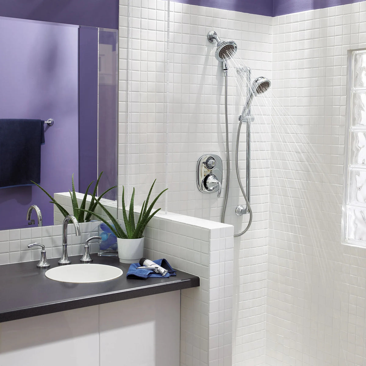 Moen One-Function 5 7/8" Diameter Standard Spray Head S6312 in Chrome (S6312) - view 2