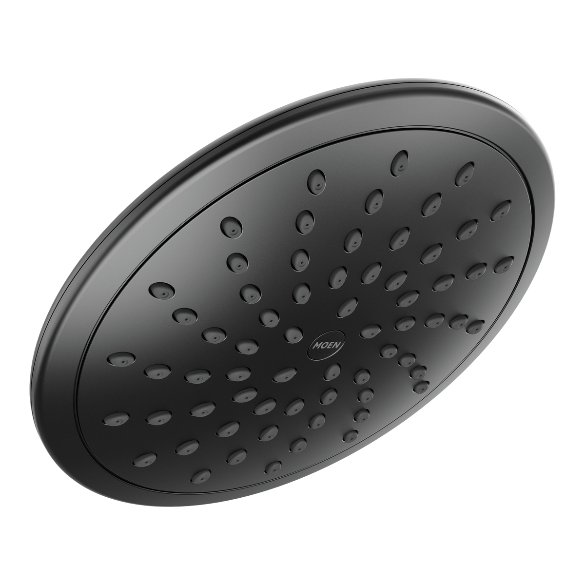 Moen One-Function 8" Diameter Spray Head Standard 6345 in Matte Black (6345BL)