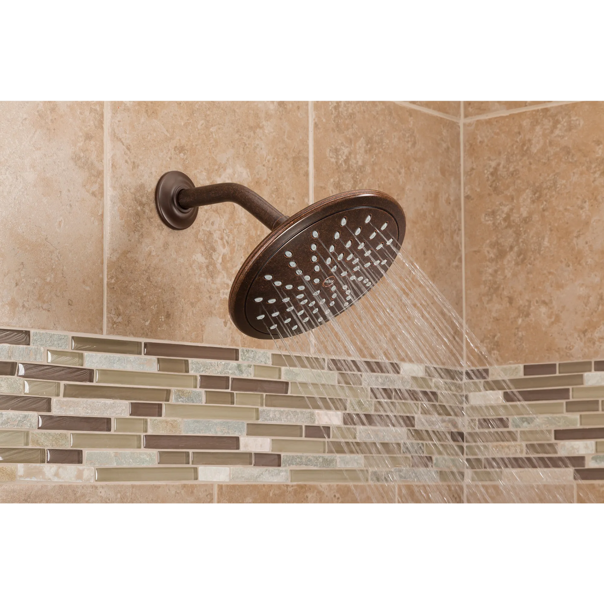 Moen One-Function 8" Diameter Spray Head Standard 6345 in Oil Rubbed Bronze (6345ORB) - view 3
