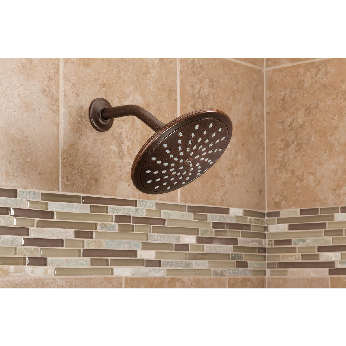Moen One-Function 8" Diameter Spray Head Standard 6345 in Oil Rubbed Bronze (6345ORB) - view 2