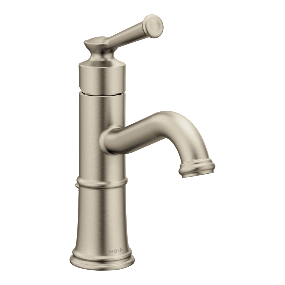 Moen Belfield Single-Handle High-Arc Bathroom Faucet 6402 in Brushed Nickel (6402BN)