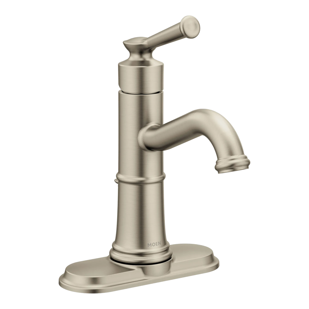 Moen Belfield Single-Handle High-Arc Bathroom Faucet 6402 in Brushed Nickel (6402BN) - view 3