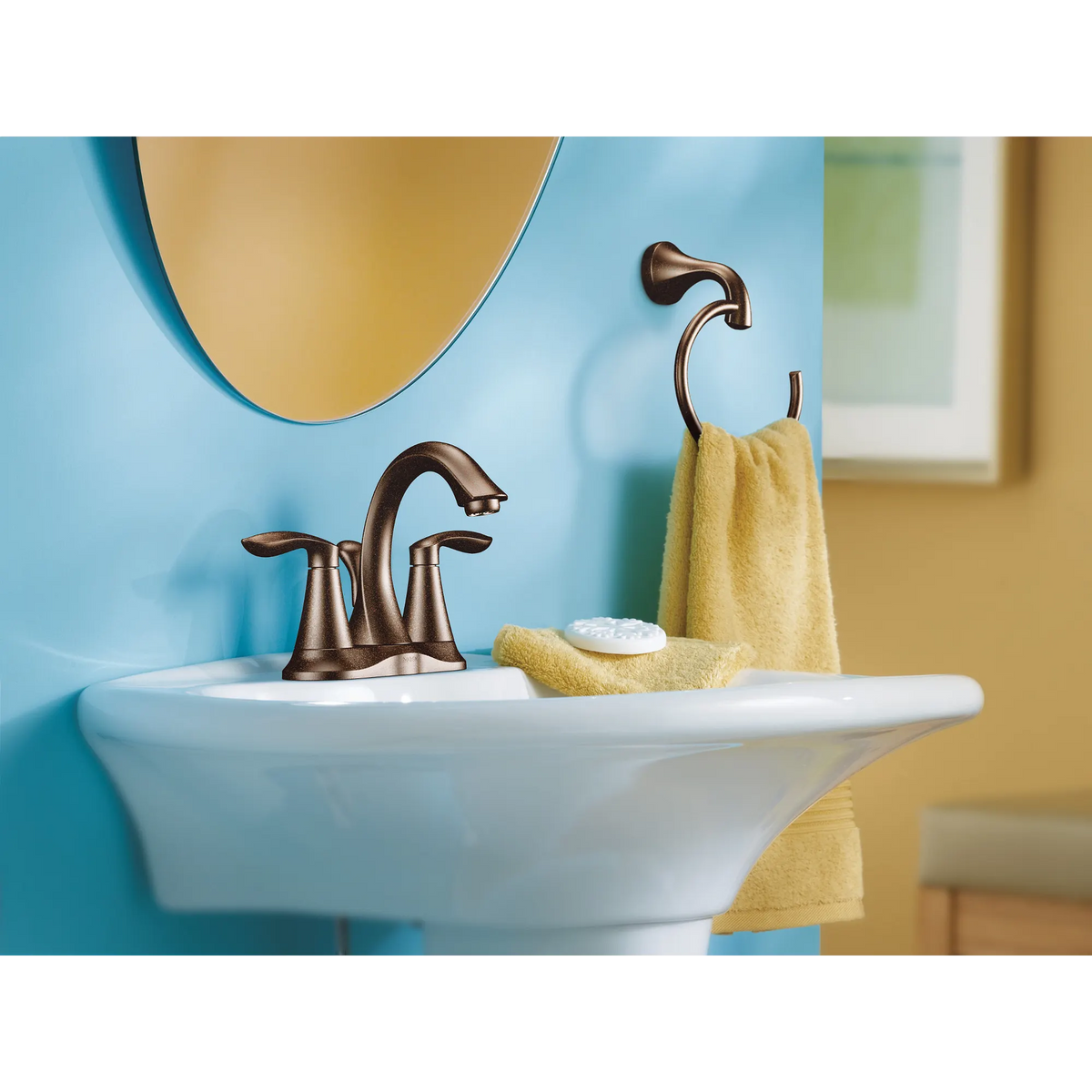 Moen Eva Towel Ring YB2886 in Oil Rubbed Bronze (YB2886ORB) - view 4