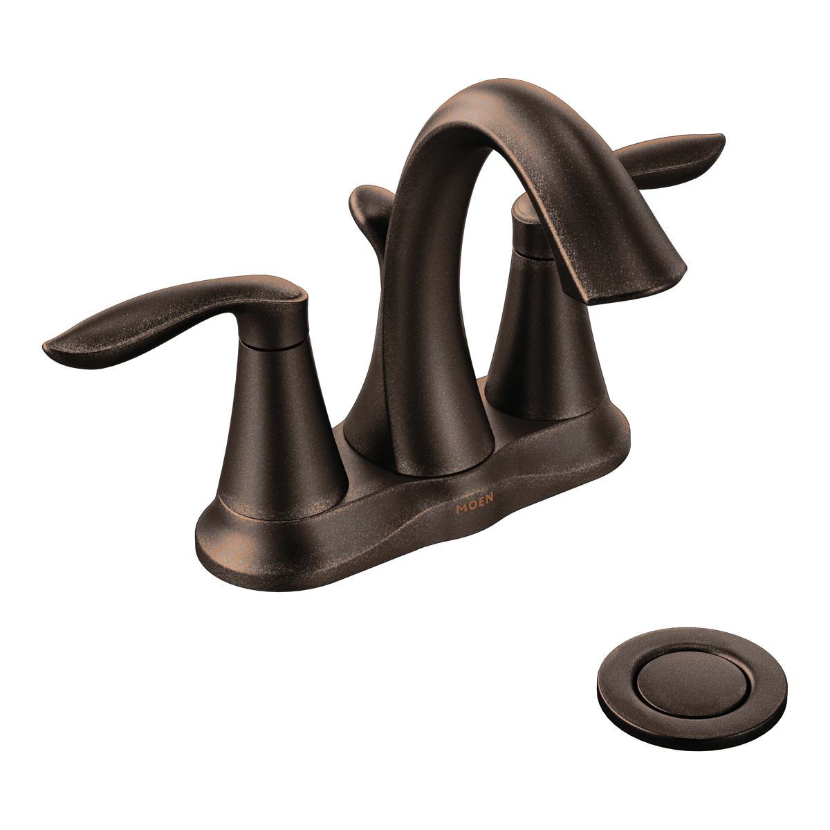 Moen Eva Two-Handle High-Arc Bathroom Faucet 6410 in Oil Rubbed Bronze (6410ORB)