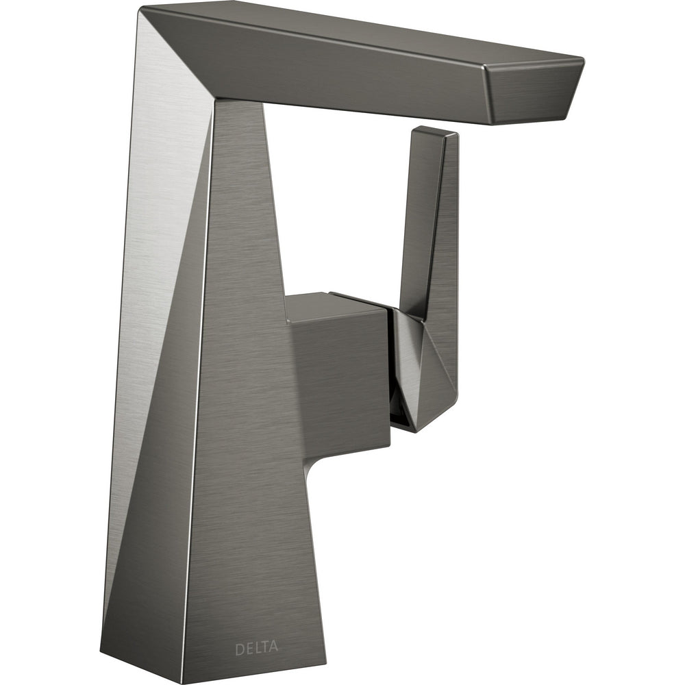Delta TRILLIAN Single Handle Mid-Height Bathroom Faucet - Black Stainless
