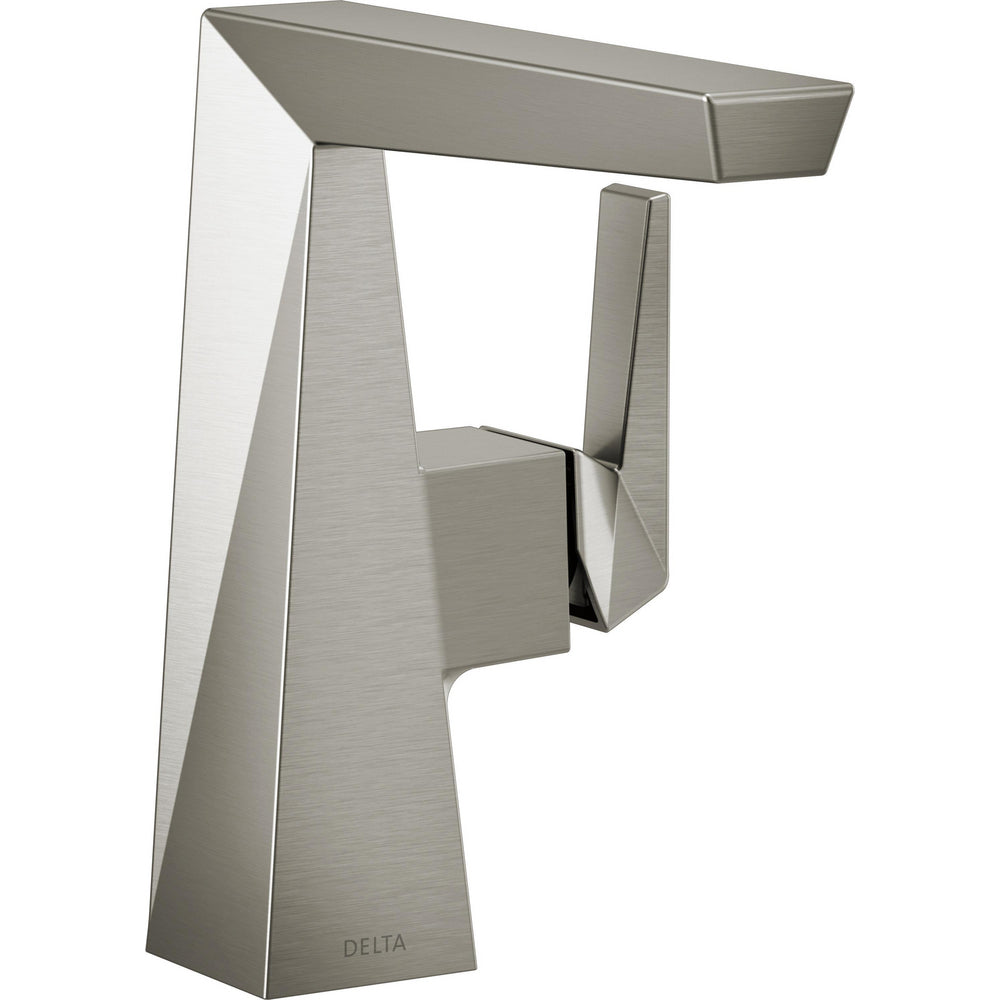Delta TRILLIAN Single Handle Mid-Height Bathroom Faucet - Stainless