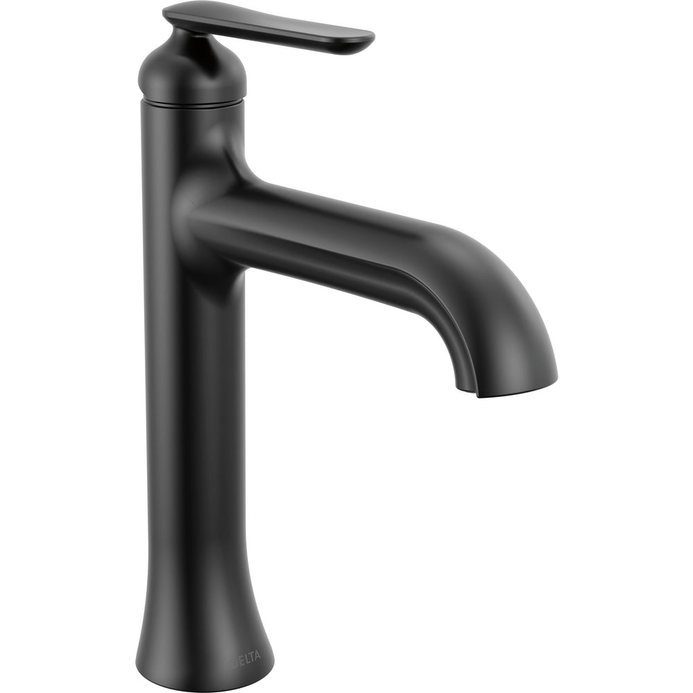 Delta Bonacci Single Handle Mid-Height Bathroom Faucet 645 - Matte Black