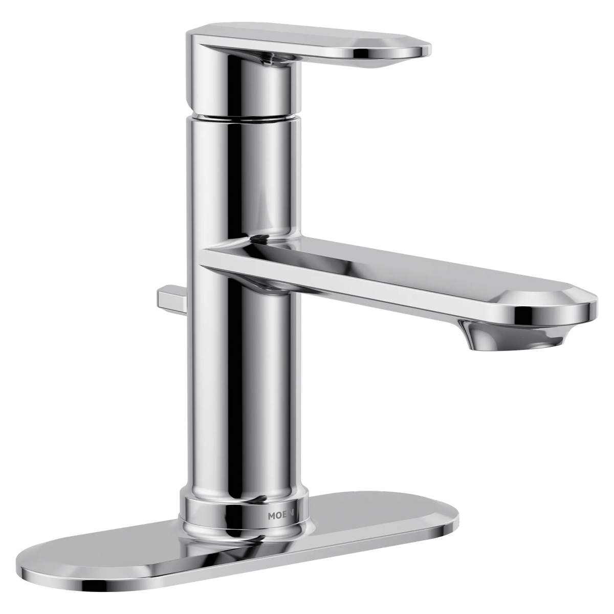 Moen Greenfield Single-Handle High-Arc Bathroom Faucet 6504 in Chrome (6504) - view 2