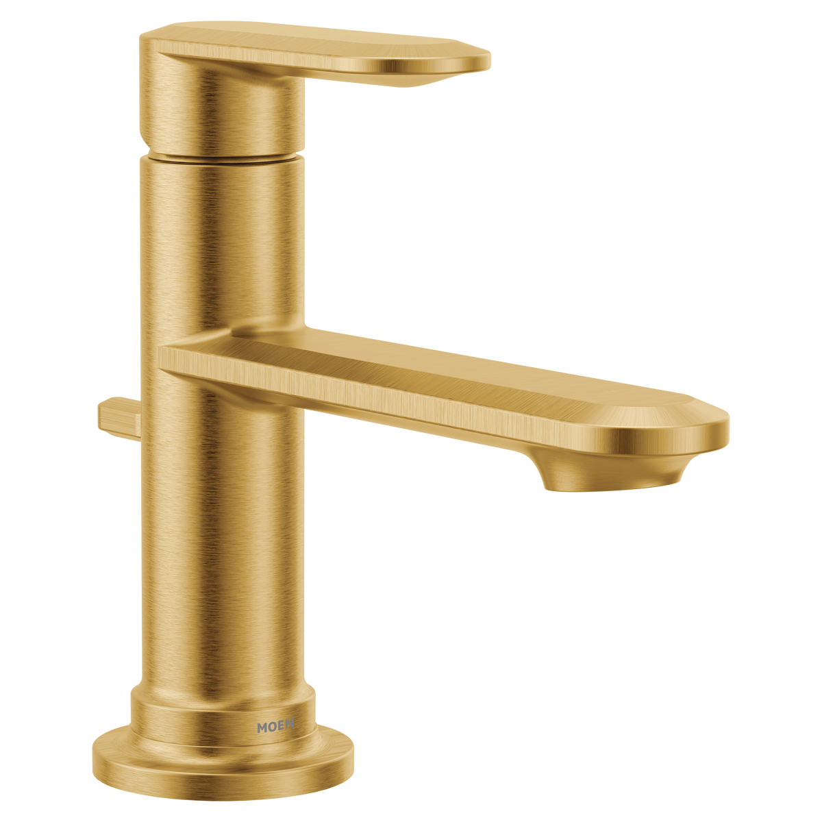 Moen Greenfield Single-Handle High-Arc Bathroom Faucet 6504 in Brushed Gold (6504BG)