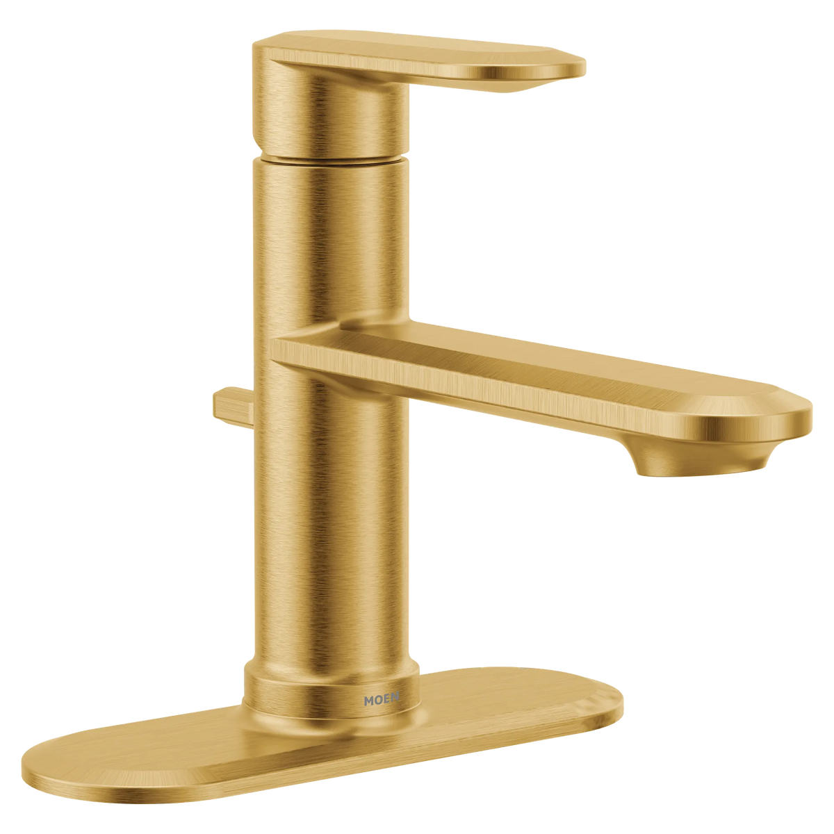 Moen Greenfield Single-Handle High-Arc Bathroom Faucet 6504 in Brushed Gold (6504BG) - view 2