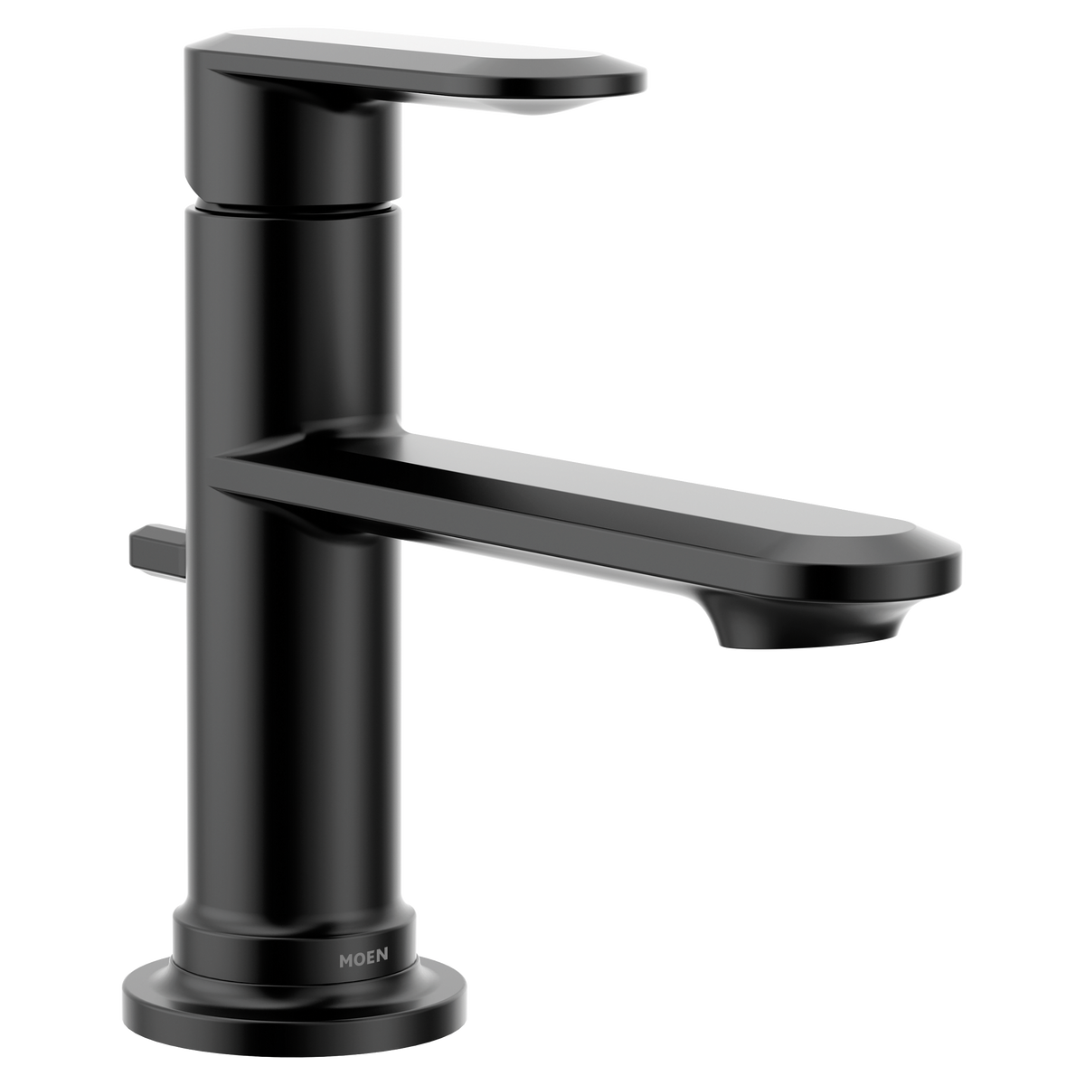 Moen Greenfield Single-Handle High-Arc Bathroom Faucet 6504 in Matte Black (6504BL)