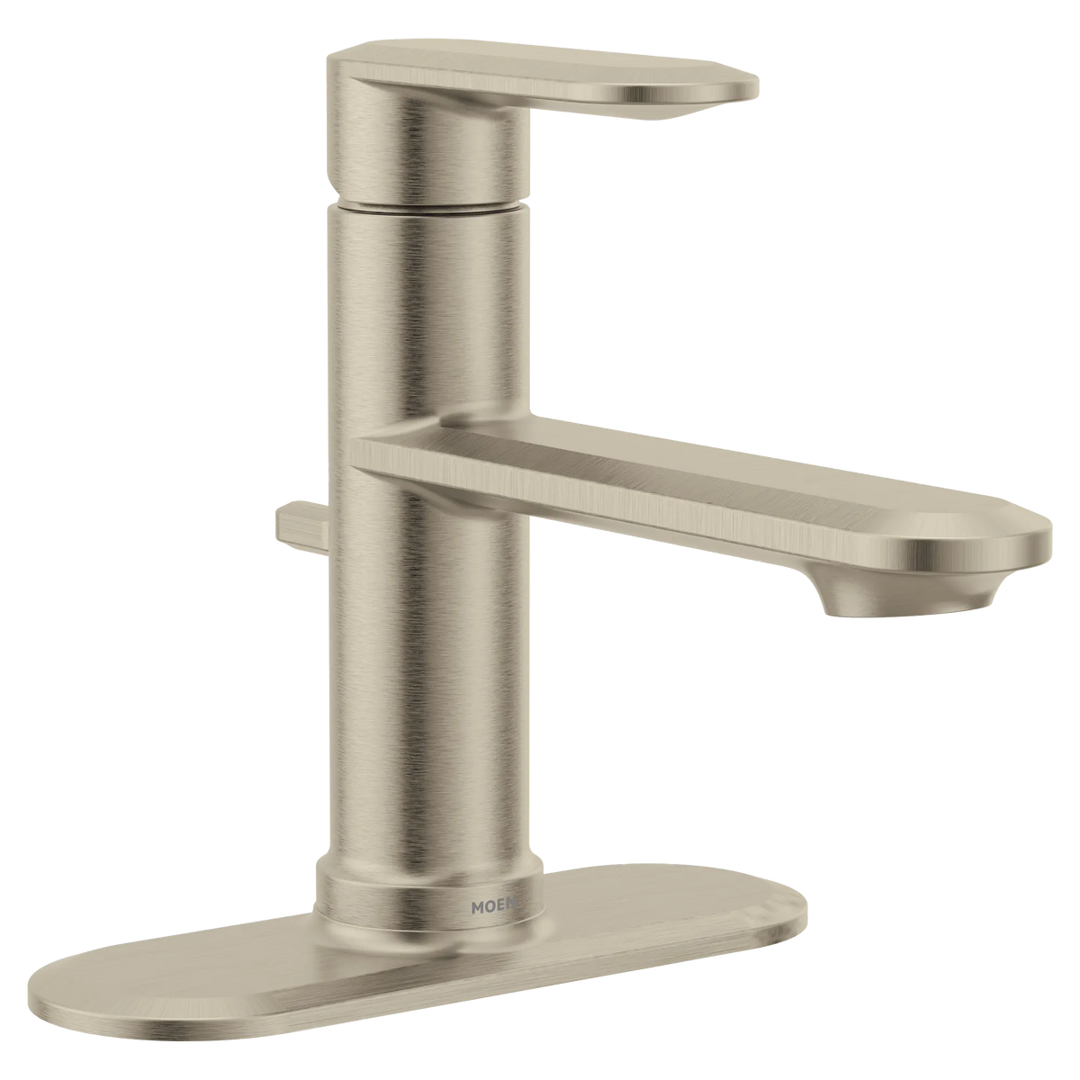 Moen Greenfield Single-Handle High-Arc Bathroom Faucet 6504 in Brushed Nickel (6504BN) - view 2