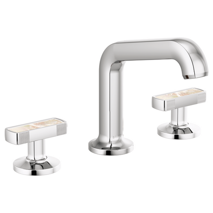 Brizo Widespread Lavatory Faucet with Angled Spout - Less Handles 1.5 GPM 65307LF-PCLHP - Plumbing Market