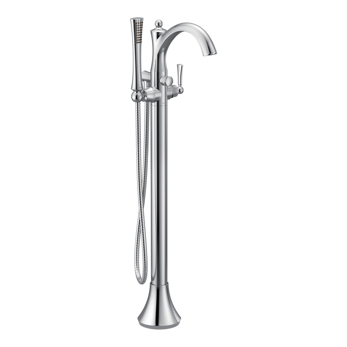 Moen Wynford Single-Handle Tub Filler With Hand Shower 655 in Chrome (655)