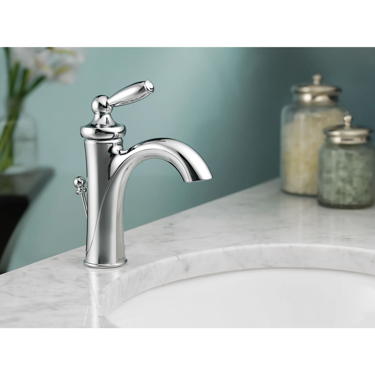 Moen Brantford Single-Handle High-Arc Bathroom Faucet 6600 in Oil Rubbed Bronze (6600ORB) - view 6