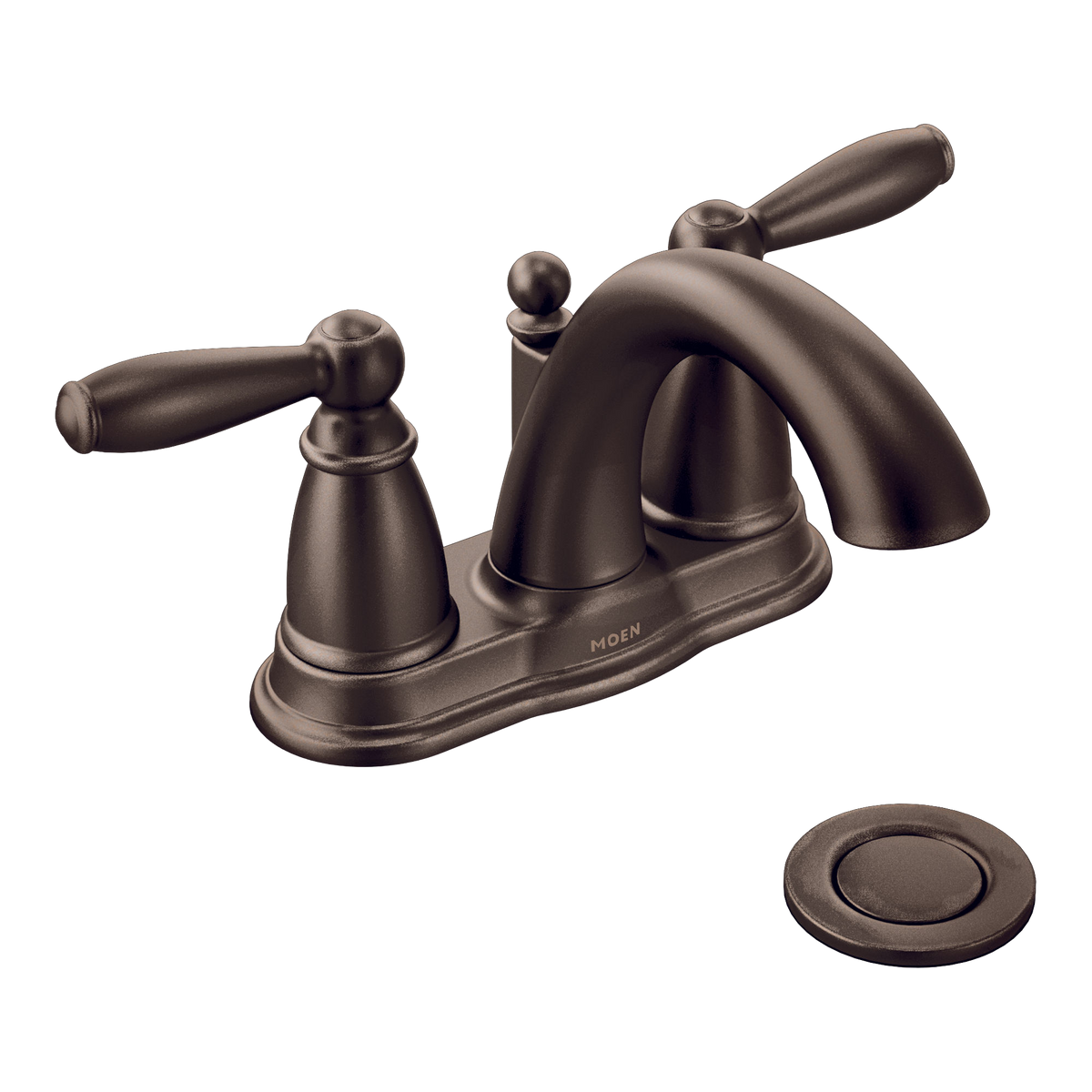 Moen Brantford Two-Handle High-Arc Bathroom Faucet 6610 in Oil Rubbed Bronze (6610ORB)