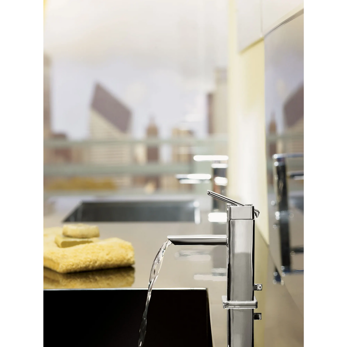 Moen 90 Degree Single-Handle Low-Arc Bathroom Faucet S6700 in Chrome (S6700) - view 5