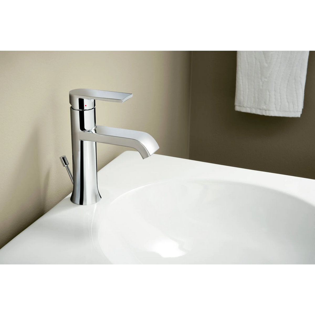 Moen Genta LX Single-Handle High-Arc Bathroom Faucet 6702 in Chrome (6702) - view 2