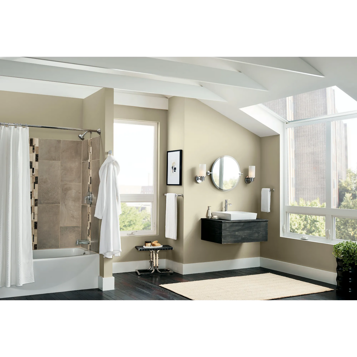 Moen Genta LX Single-Handle High-Arc Bathroom Faucet 6702 in Brushed Nickel (6702BN) - view 3