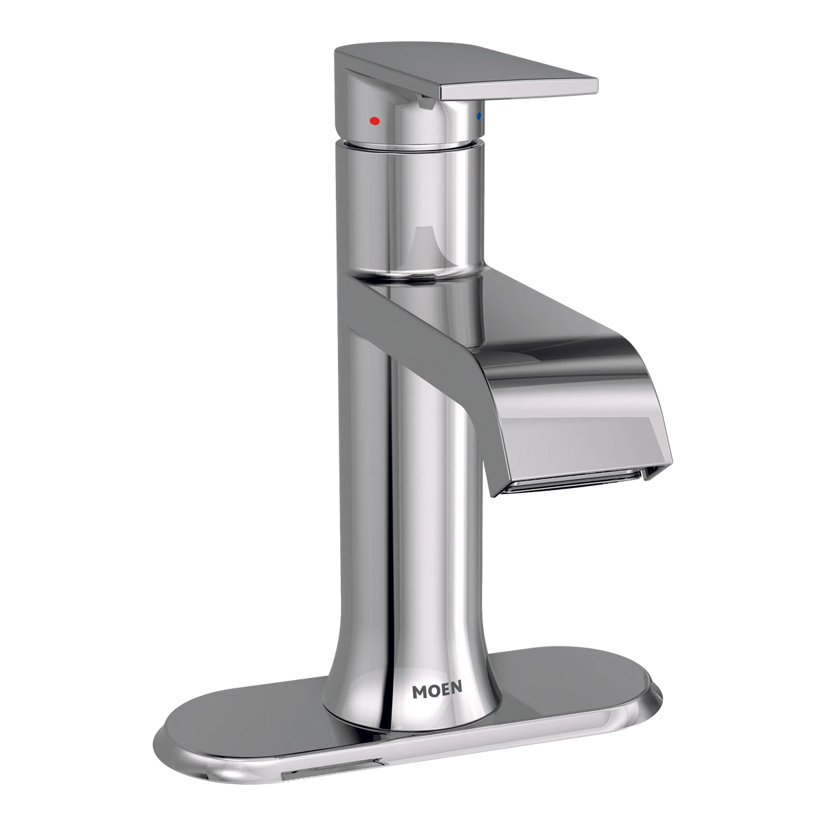 Moen Genta LX Single-Handle High-Arc Bathroom Faucet 6702 in Chrome (6702) - view 5