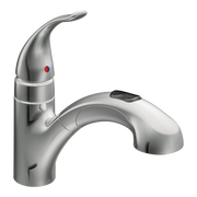 Moen Integra Single-Handle Low-Arc Pullout Kitchen Faucet 67315 in Chrome (67315C)
