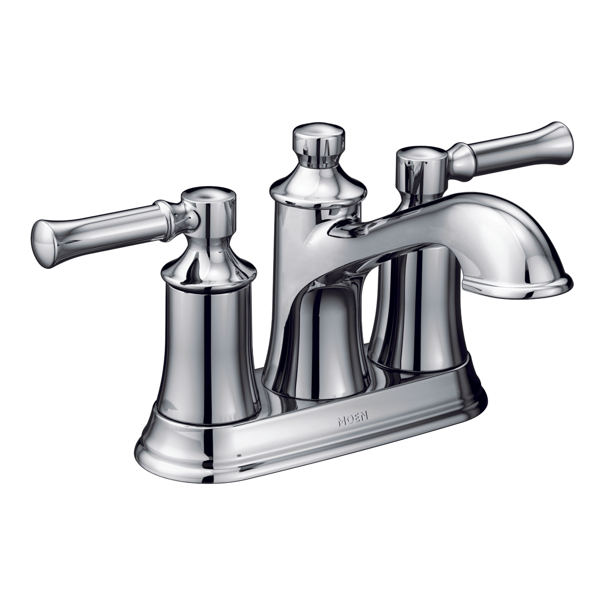 Moen Dartmoor Two-Handle High-Arc Bathroom Faucet 6802 in Chrome (6802)
