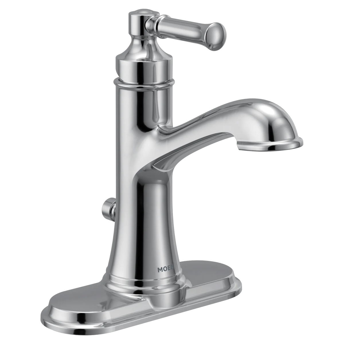 Moen Dartmoor Single-Handle High-Arc Bathroom Faucet 6803 in Chrome (6803) - view 5