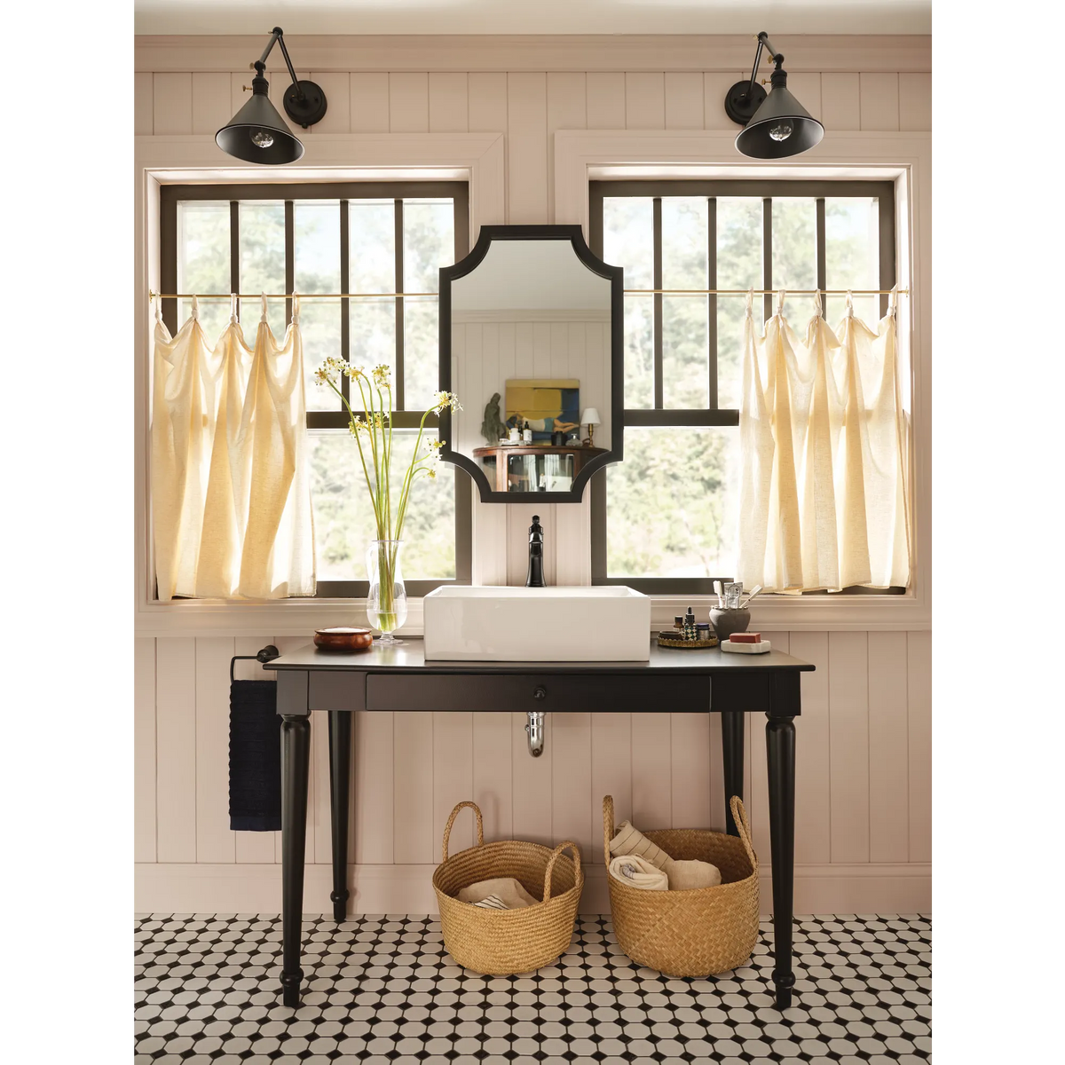 Moen Dartmoor Single-Handle High-Arc Bathroom Faucet 6803 in Matte Black (6803BL) - view 7