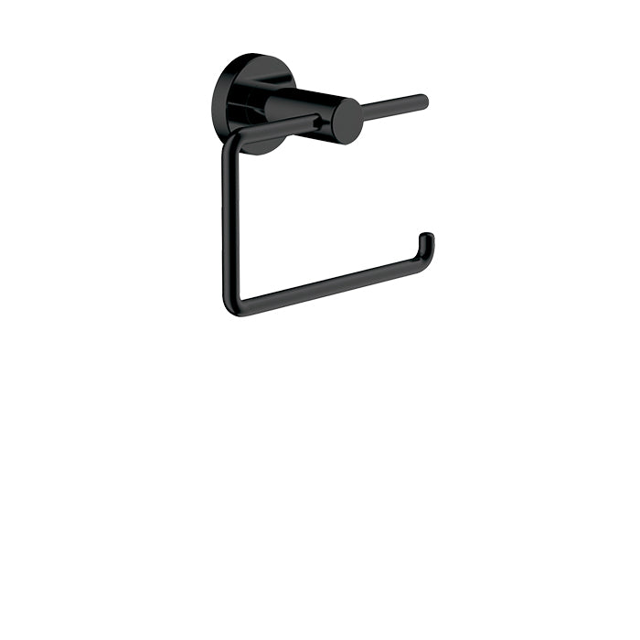 ALT 5 1/2" Round Wallmount Paper Holder 68810 in Electro Black