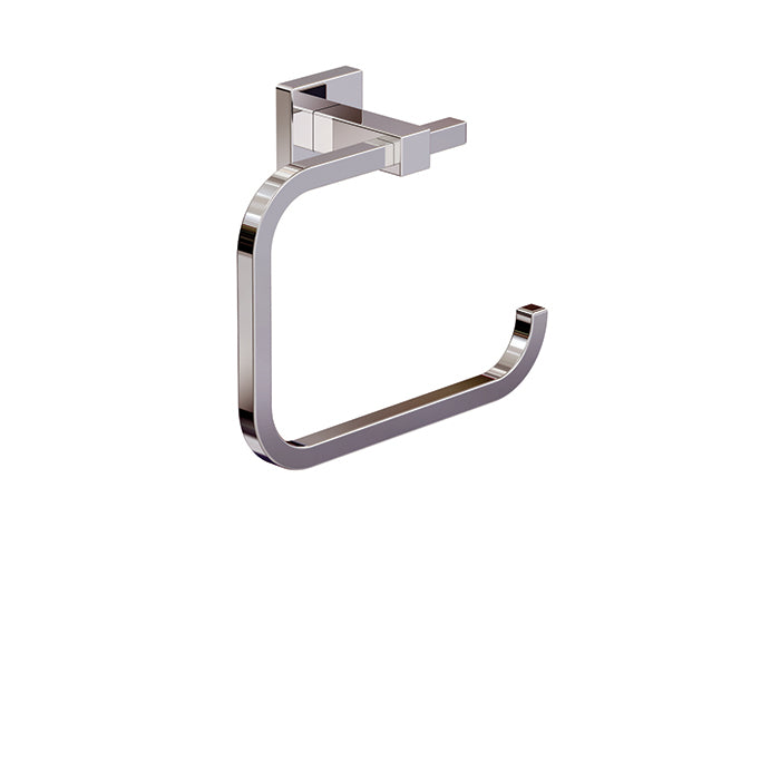 ALT 7 1/2" Square Wallmount Towel Holder 68871 in Polished Chrome