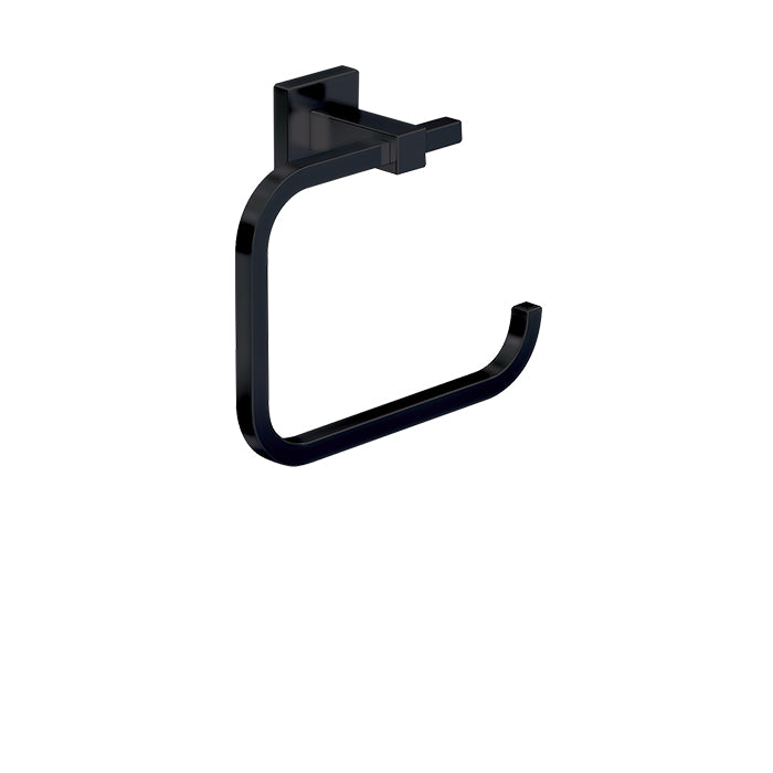ALT 7 1/2" Square Wallmount Towel Holder 68871 in Electro Black