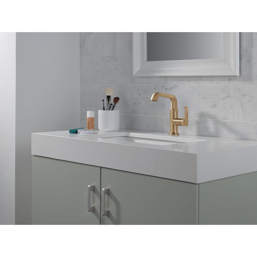 Delta Tetra Vessel Sink Bathroom Faucet - Champagne Bronze