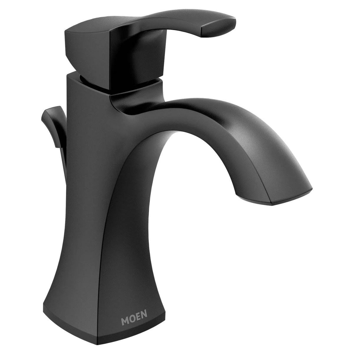 Moen Voss Single-Handle High-Arc Bathroom Faucet 6903 in Matte Black (6903BL) - view 3