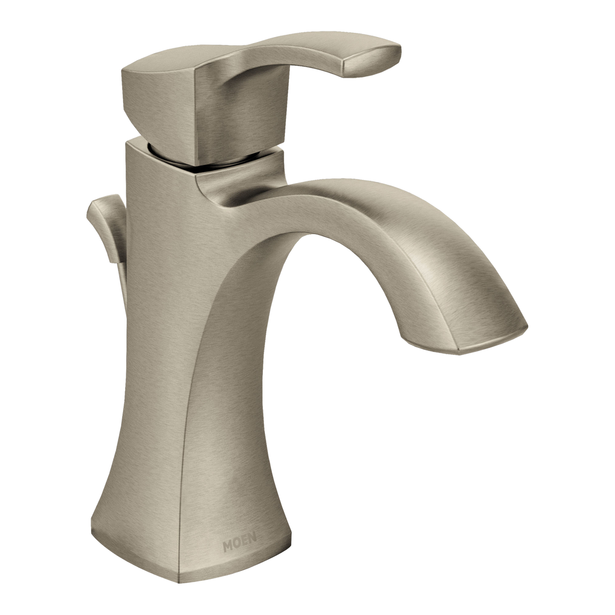 Moen Voss Single-Handle High-Arc Bathroom Faucet 6903 in Brushed Nickel (6903BN)