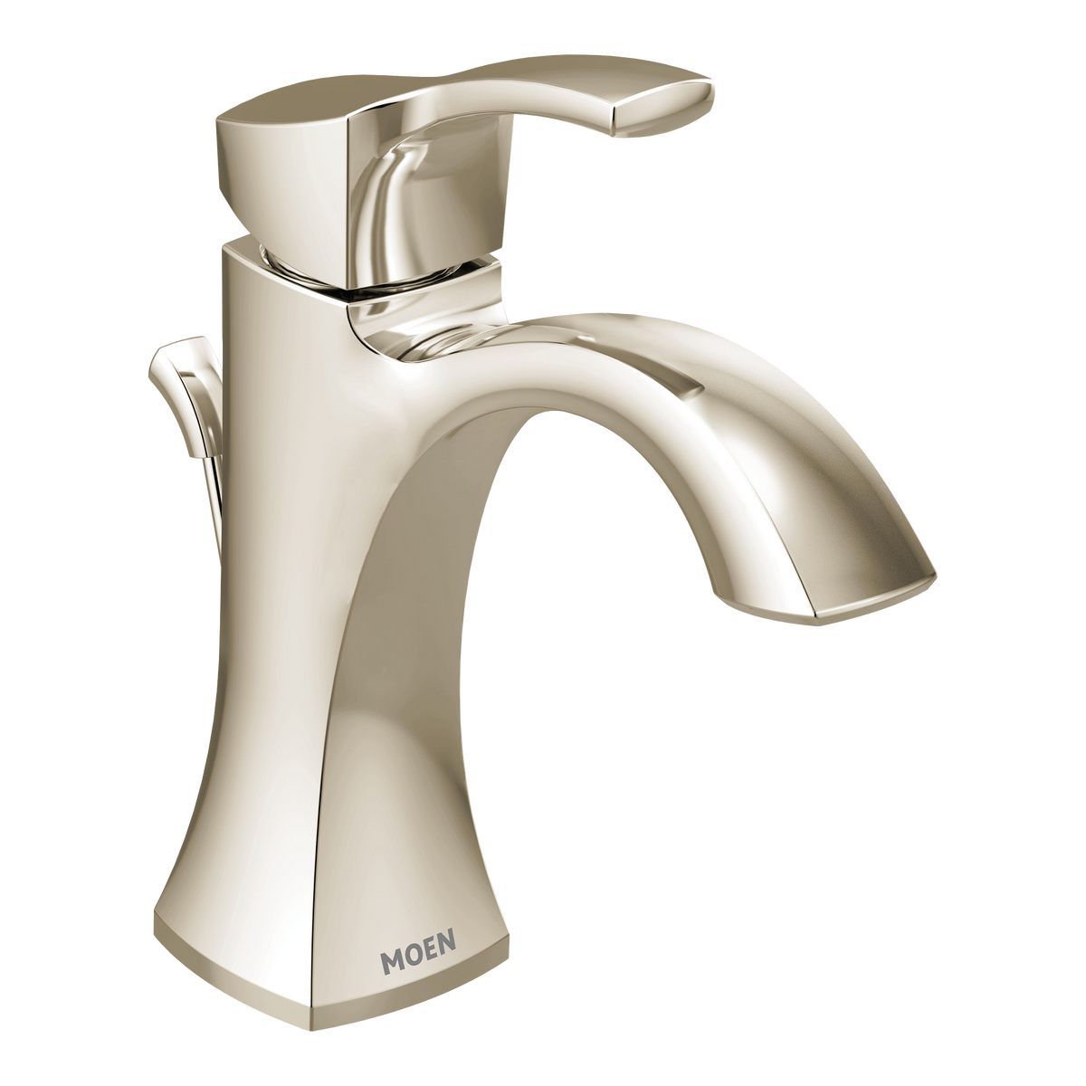 Moen Voss Single-Handle High-Arc Bathroom Faucet 6903 in Polished Nickel (6903NL)