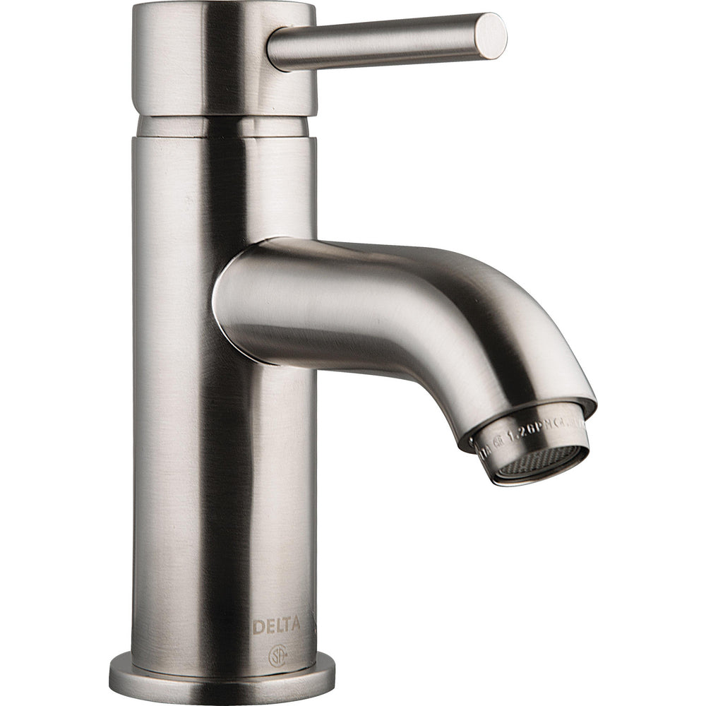 Delta Tommy Solid Handle Lavatory Faucet - Stainless