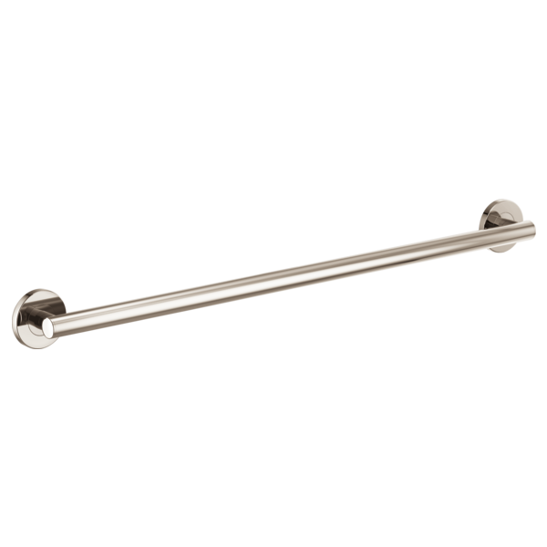 Brizo 36" Linear Round Grab Bar 693675-PN - Plumbing Market