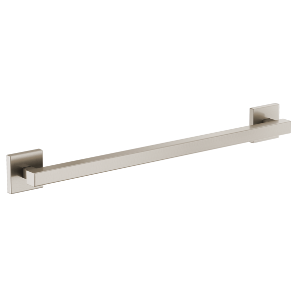 Brizo 24" Linear Square Grab Bar 69380-NK - Plumbing Market
