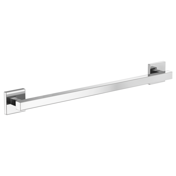Brizo 24" Linear Square Grab Bar 69380-PC - Plumbing Market