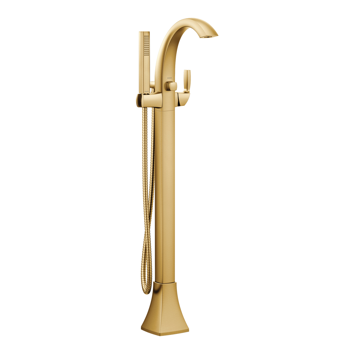 Moen Voss Single-Handle Tub Filler With Hand Shower 695 in Brushed Gold (695BG)