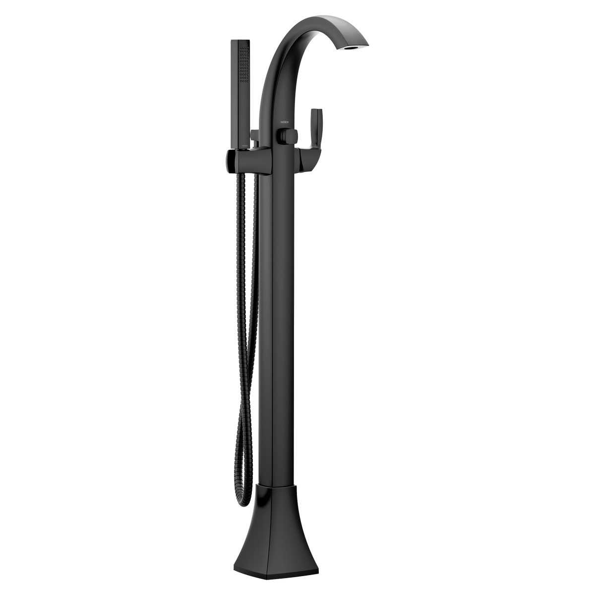 Moen Voss Single-Handle Tub Filler With Hand Shower 695 in Matte Black (695BL)