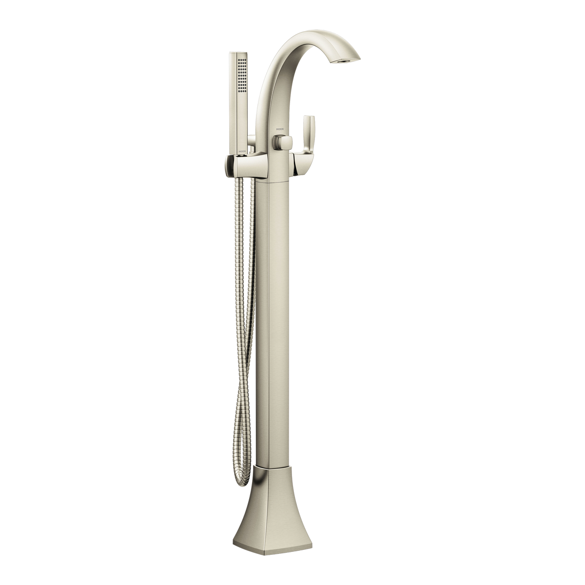 Moen Voss Single-Handle Tub Filler With Hand Shower 695 in Brushed Nickel (695BN)