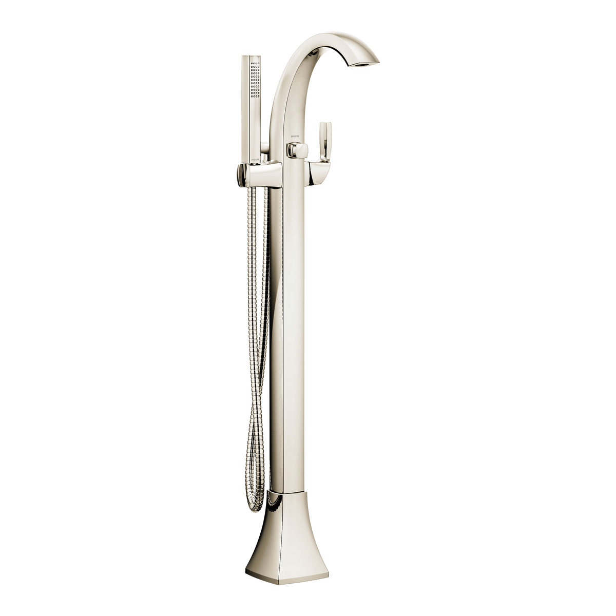 Moen Voss Single-Handle Tub Filler With Hand Shower 695 in Polished Nickel (695NL)