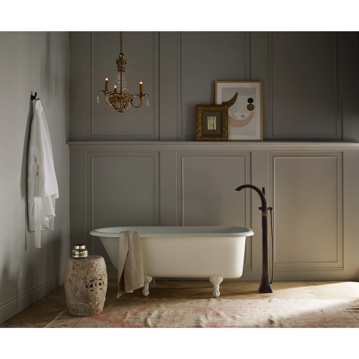 Moen Voss Single-Handle Tub Filler With Hand Shower 695 in Oil Rubbed Bronze (695ORB) - view 4