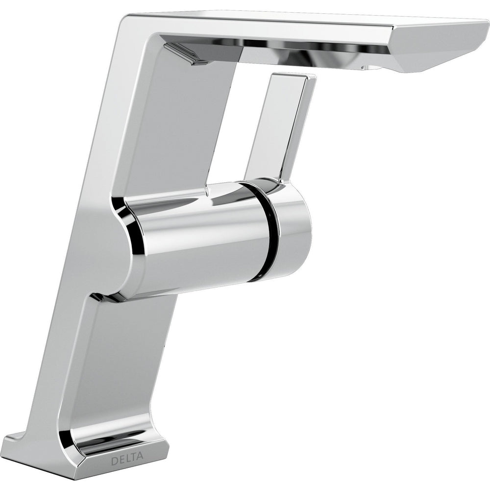 Delta Pivotal Single Handle Mid-Height Riser Faucet - Chrome