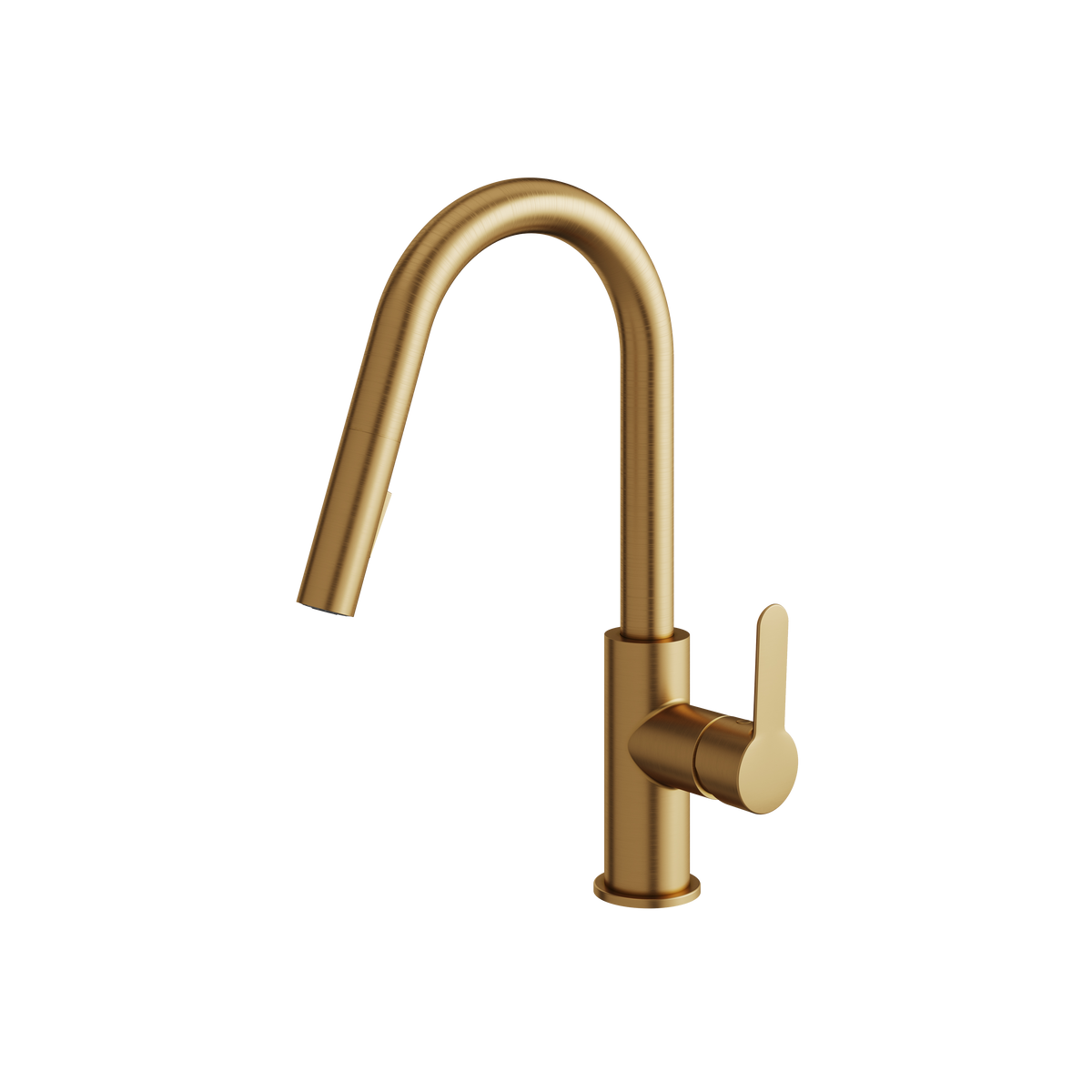 Aquabrass Barley Pull-Down Dual Stream Mode Kitchen Faucet 6545N in brushed gold pvd