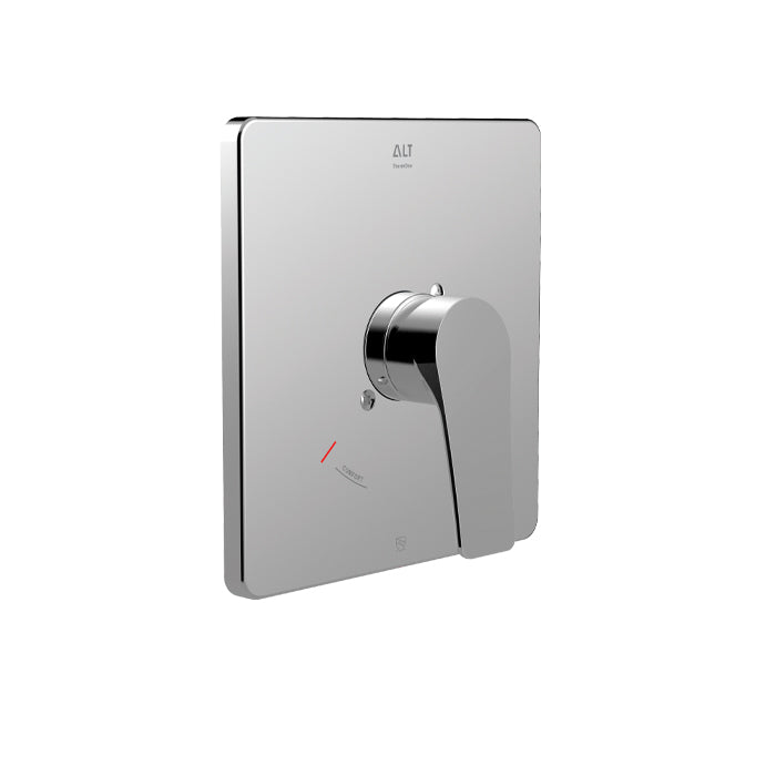 ALT Via Dante Trim Set for ThermOne Thermostatic Valve 70232 in Polished Chrome