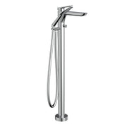 ALT Via Dante Floormount Tub Filler with Handshower 70787 in Polished Chrome